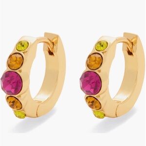 Kurt Geiger Crystal Huggie Earrings